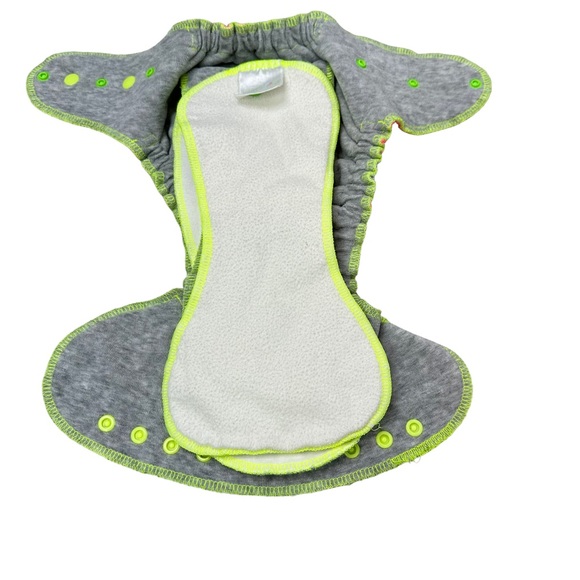 Twinkie Tush Cloth Diaper Fabric Diaper Baby Adjustable Pink Gray - Picture 5 of 9